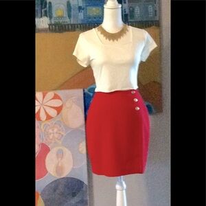 Ann Taylor Wool Wrap Around Skirt Sz 4